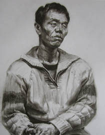2011年清华大学美术学院素描高分试卷63（造型）