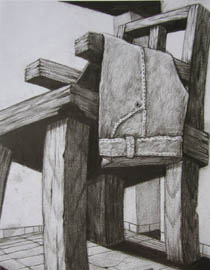 2011年清华大学美术学院素描高分试卷8（设计）
