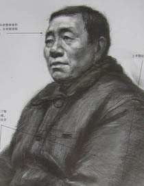 中国美术学院2011年素描优秀试卷5
