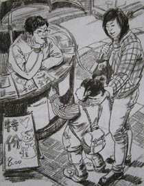 2011年清华大学美术学院速写高分试卷1（设计）