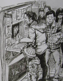 2011年清华大学美术学院速写高分试卷21（设计）