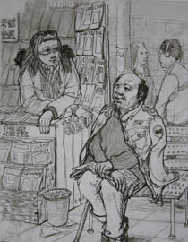 2011年清华大学美术学院速写高分试卷22（设计）