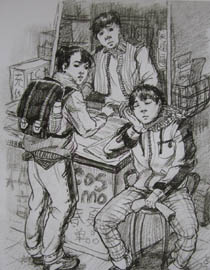 2011年清华大学美术学院速写高分试卷35（设计）