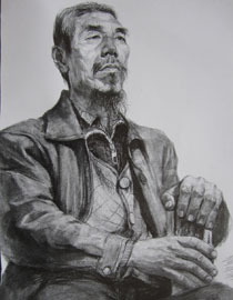 央美清华双状元黄思思素描头像优秀作品27
