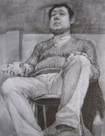 央美清华双状元黄思思素描头像优秀作品31