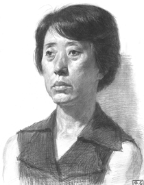 北京华艺名画室素描投稿作品13（学生）