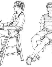 马超2012年速写优秀作品（3）