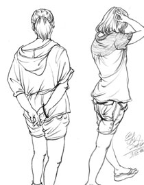 马超2012年速写优秀作品（9）