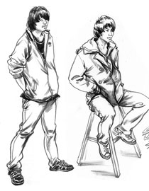 马超2012年速写优秀作品（10）