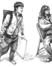 马超2012年速写优秀作品（16）