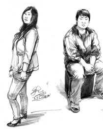 马超2012年速写优秀作品（18）