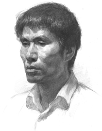 北京华艺名画室素描投稿作品8（学生）