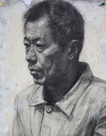 郑州极点画室素描投稿作品1