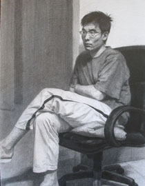郑州极点画室素描投稿作品3