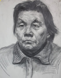 郑州极点画室素描投稿作品6