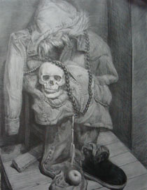 北京京美画室投稿作品2（素描静物）