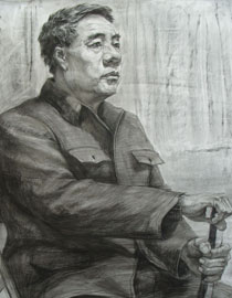 北京京美画室投稿作品5（素描半身像）