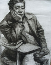 北京京美画室投稿作品4（素描半身像）