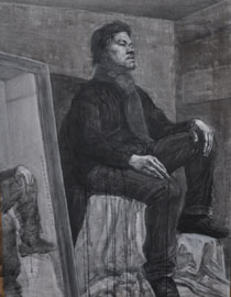 北京京美画室投稿作品8（素描半身像）