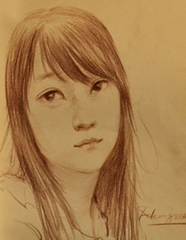 北京京美画室投稿作品13（素描头像）