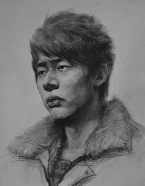北京京美画室投稿作品17（素描头像）