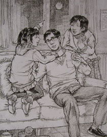 2012年清华大学美术学院速写高分试卷1（设计）