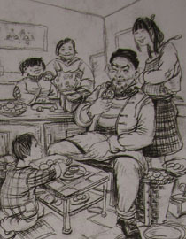 2012年清华大学美术学院速写高分试卷16（设计）