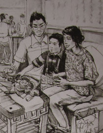 2012年清华大学美术学院速写高分试卷56（设计）