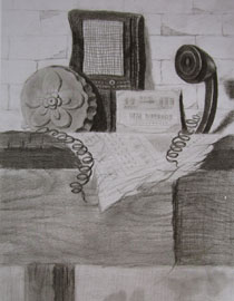2012年清华大学美术学院素描高分试卷1（设计）