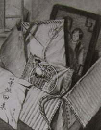 2012年清华大学美术学院素描高分试卷12（设计）