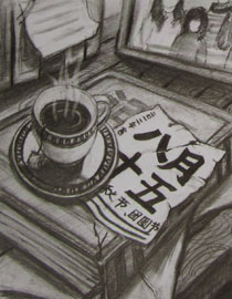 2012年清华大学美术学院素描高分试卷13（设计）