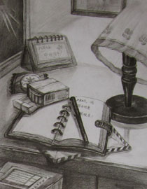 2012年清华大学美术学院素描高分试卷14（设计）