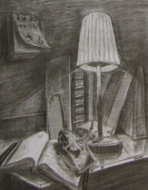 2012年清华大学美术学院素描高分试卷16（设计）