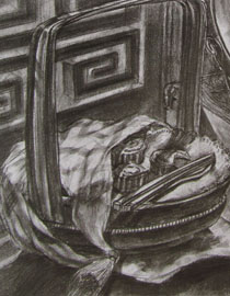 2012年清华大学美术学院素描高分试卷18（设计）