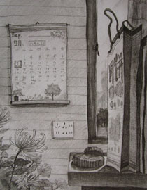 2012年清华大学美术学院素描高分试卷69（设计）