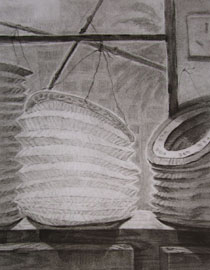 2012年清华大学美术学院素描高分试卷44（设计）