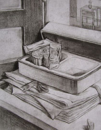 2012年清华大学美术学院素描高分试卷78（设计）