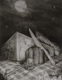 2012年清华大学美术学院素描高分试卷61（设计）