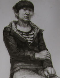 2012年清华大学美术学院素描高分试卷112（造型）