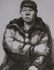 2012年清华大学美术学院素描高分试卷115（造型）