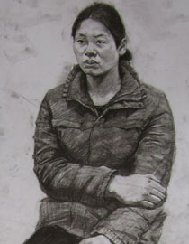 2012年清华大学美术学院素描高分试卷116（造型）