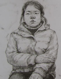 2012年清华大学美术学院素描高分试卷121（造型）