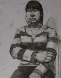 2012年清华大学美术学院素描高分试卷122（造型）