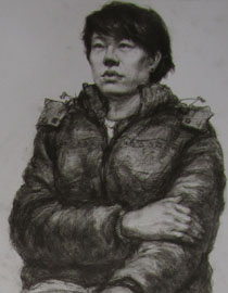 2012年清华大学美术学院素描高分试卷125（造型）