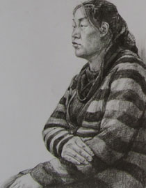2012年清华大学美术学院素描高分试卷100（造型）