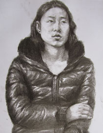 2012年清华大学美术学院素描高分试卷102（造型）