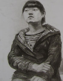 2012年清华大学美术学院素描高分试卷104（造型）