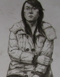 2012年清华大学美术学院素描高分试卷105（造型）