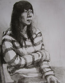 2012年清华大学美术学院素描高分试卷106（造型）