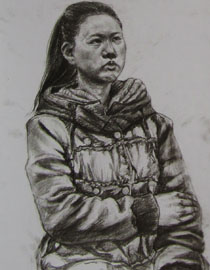 2012年清华大学美术学院素描高分试卷108（造型）
